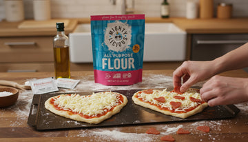 Heart Shaped Gluten Free Pizza